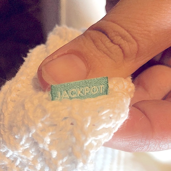 Vintage Y2K White Organic Cotton Cardigan Preppy Sustainable Granny Size Medium - Picture 4 of 5